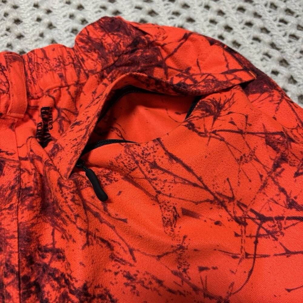 Mount’n Prairie Outdoor Pants Blaze Orange Naked North Insulated Camo Hunter W31 - Picture 8 of 13